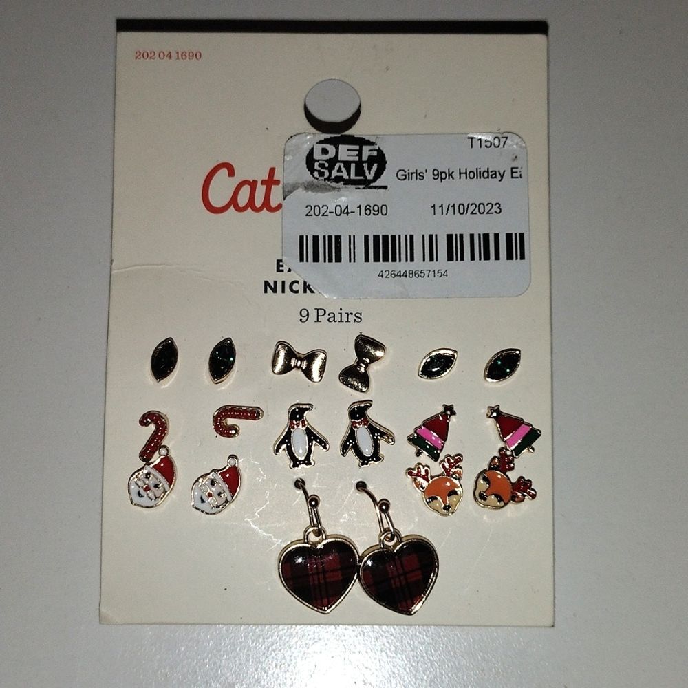 9pk Holiday Earrings - Picture 2 of 5